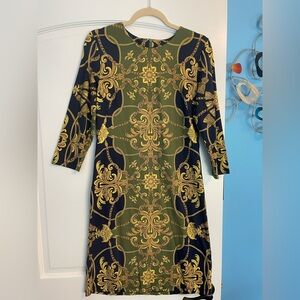 NWT J. McLaughlin 3/4 sleeve crewneck dress